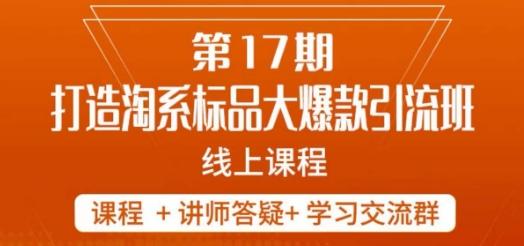 南掌柜-第17期打造淘系标品大爆款，5天线上课-爱找项目网