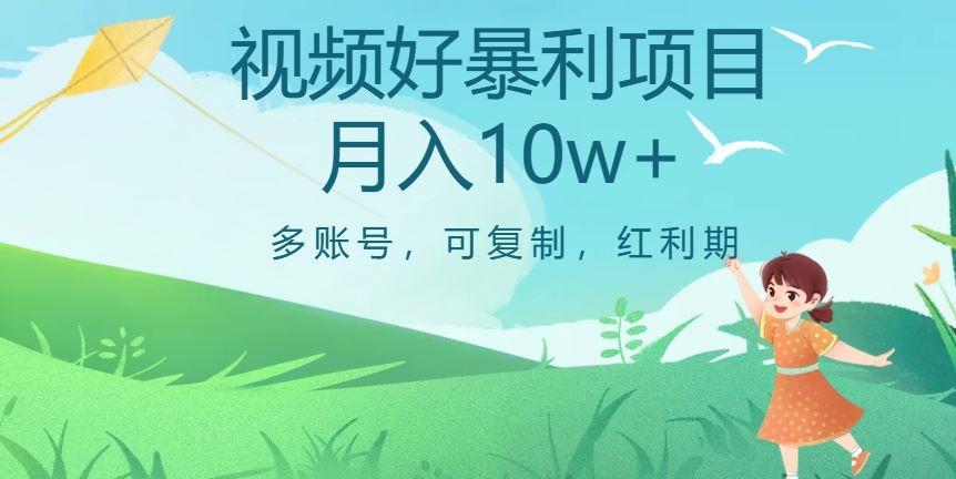 外边收费699项目，视频号暴利项目，多账号可复制，红利期-爱找项目网