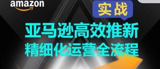 亚马逊高效推新精细化运营全流程，全方位、快速拉升产品排名和销量!-爱找项目网