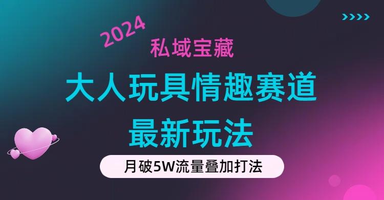 私域宝藏：大人玩具情趣赛道合规新玩法，零投入，私域超高流量成单率高-爱找项目网