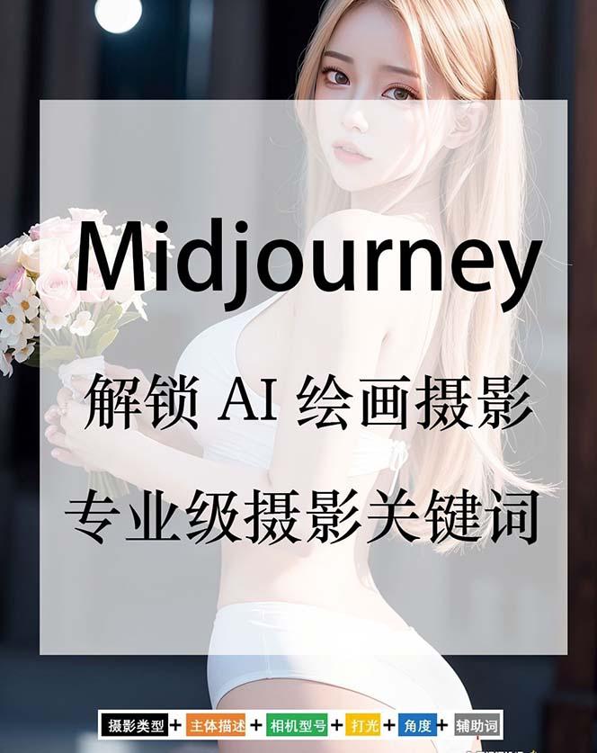 Midjourney关键词-解锁AI绘画专业级人工智能摄影关键词表-爱找项目网
