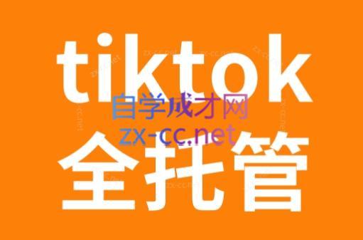 TikTok跨境电商全托管运营模式精品课-爱找项目网