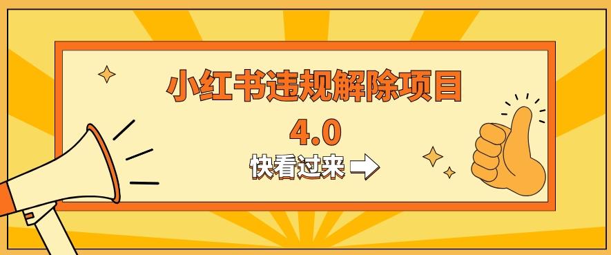 小红书违规掘金蓝海项目，日入800+（附带引流办法及解除办法）-爱找项目网