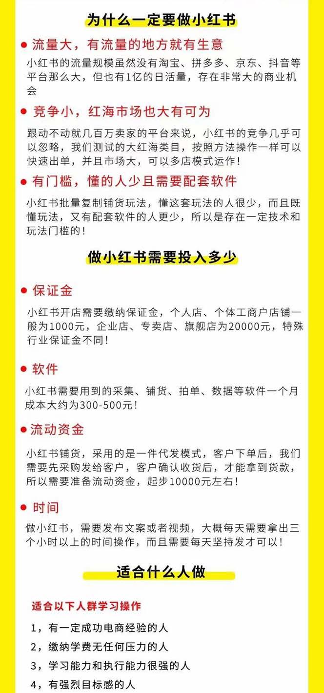 图片[1]-小红书-笔记带货课【6月更新】流量 电商新机会 315节正课+64节隐藏课-爱找项目网