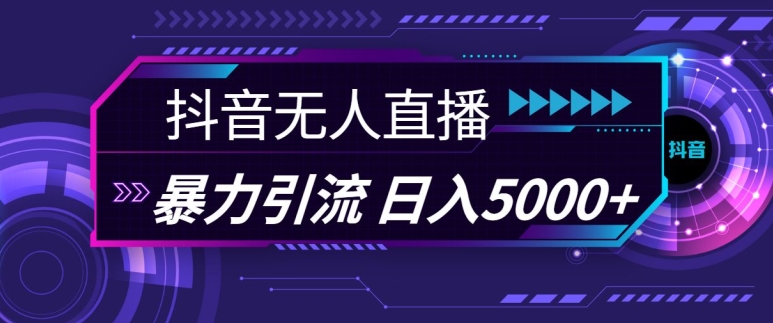 抖音快手视频号全平台通用无人直播引流法，利用图片模板和语音话术，暴力日引流100+创业粉【揭秘】-爱找项目网