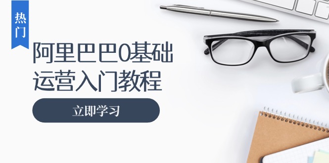 阿里巴巴运营零基础入门教程：涵盖开店、运营、推广，快速成为电商高手-爱找项目网