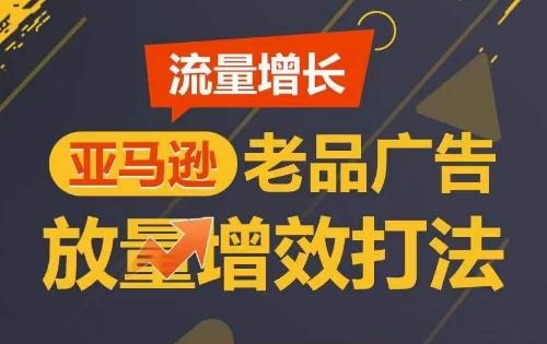 流量增长 亚马逊老品广告放量增效打法，短期内广告销量翻倍-爱找项目网