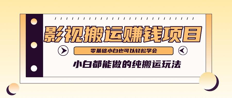 手把手教你操作影视搬运项目，小白都能做零基础也能赚钱-爱找项目网