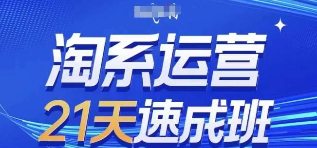 淘系运营21天速成班(更新24年7月)，0基础轻松搞定淘系运营，不做假把式-爱找项目网