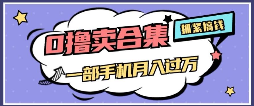 0撸项目月入过万，售卖全套ai工具合集，一单29.9元，一部手机即可【揭秘】-爱找项目网