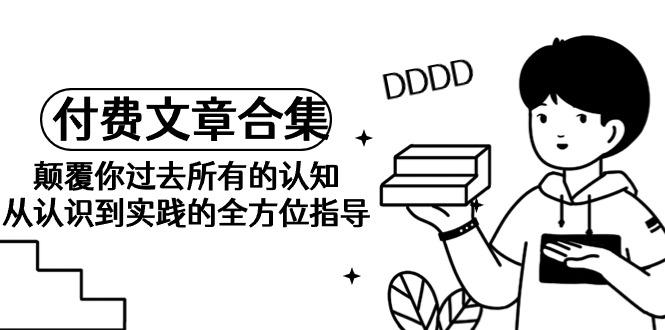 (9646期)《某公众号付费文章合集》颠覆你过去所有的认知 从认识到实践的全方位指导-爱找项目网