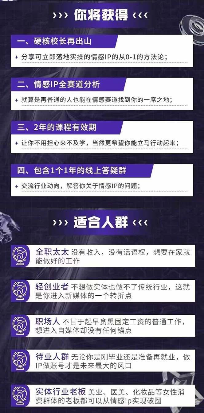 图片[1]-情感直播IP短视频全通大课，普通人的IP之路从情感赛道开始(18节-爱找项目网