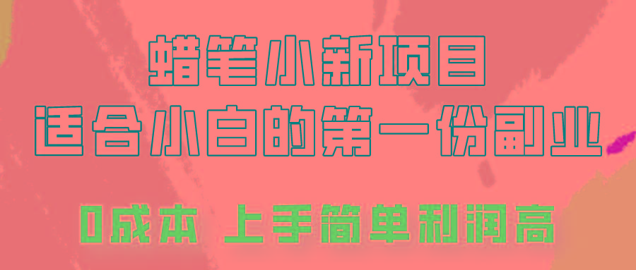 蜡笔小新项目拆解，0投入，0成本，小白一个月也能多赚3000+-爱找项目网