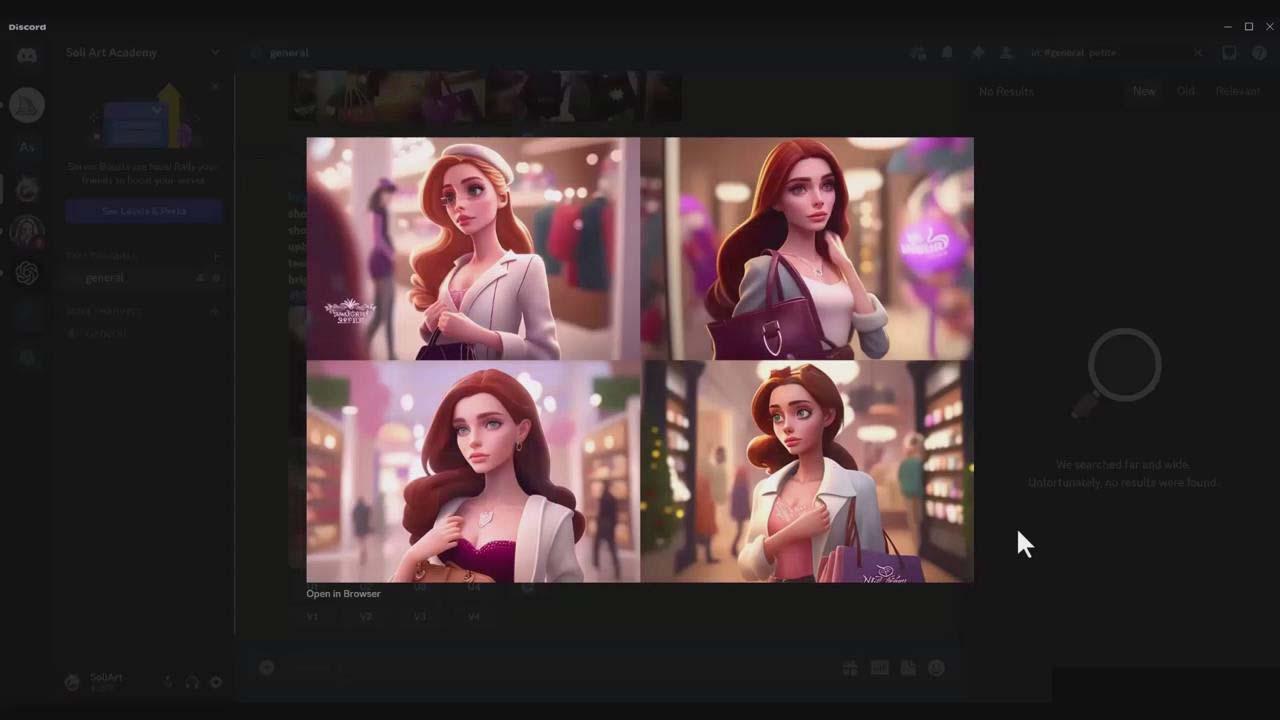 图片[5]-掌握 MidJourney V5 AI + ChatGPT创建一致的角色设计图像-22节课-中英字幕-爱找项目网