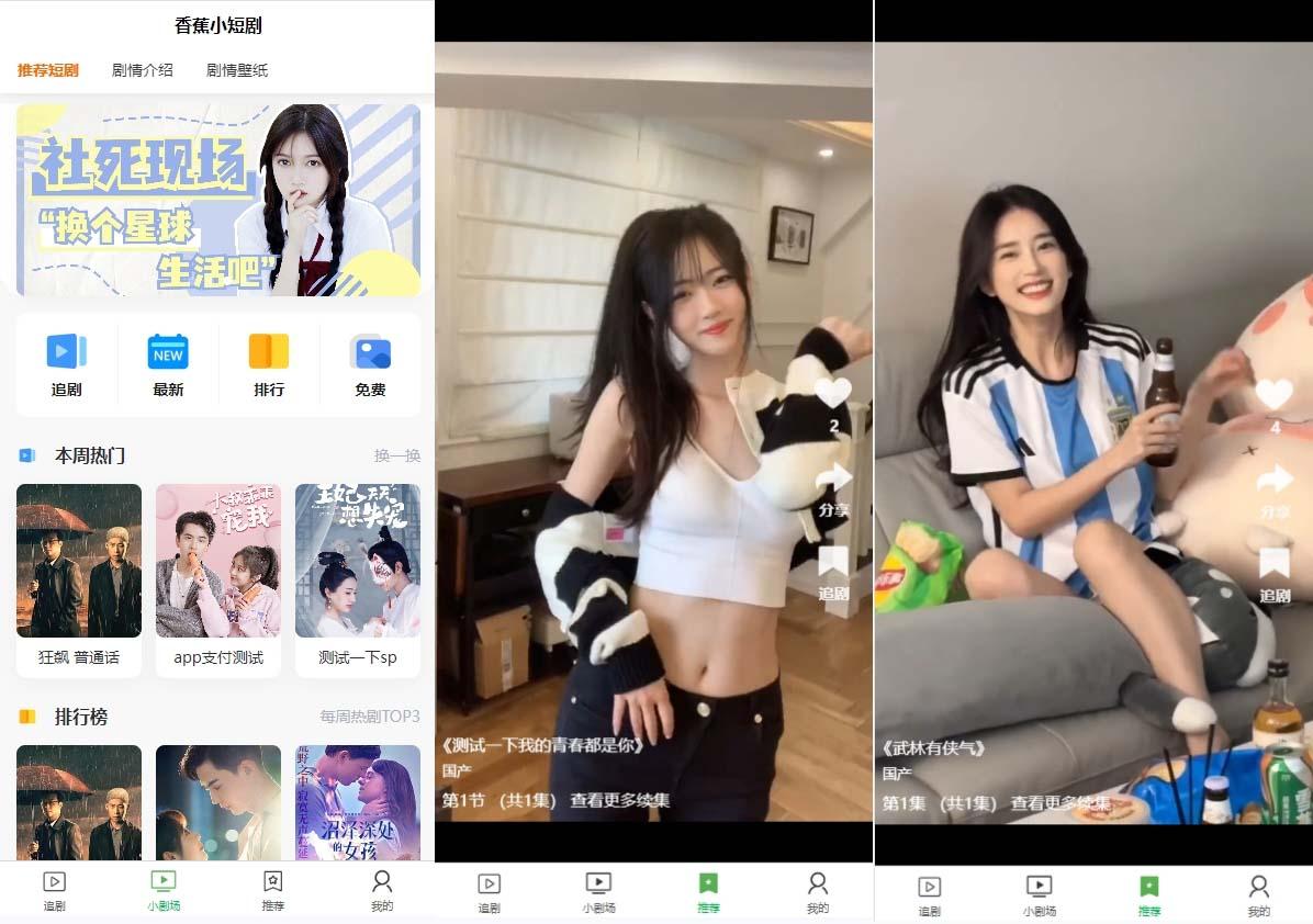 (8542期)小剧场短剧影视系统源码 全开源 带支付收益+会员机制+代理推广等模式【…-爱找项目网